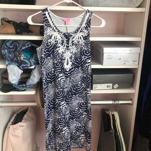 Lilly Pulitzer Navy and White Dress